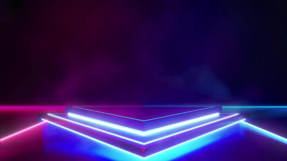 neon retro stage animation effect alt