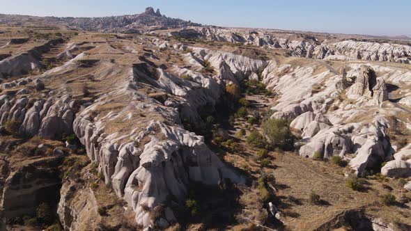 Cappadocia Landscape Aerial View. Turkey. Goreme National Park alt
