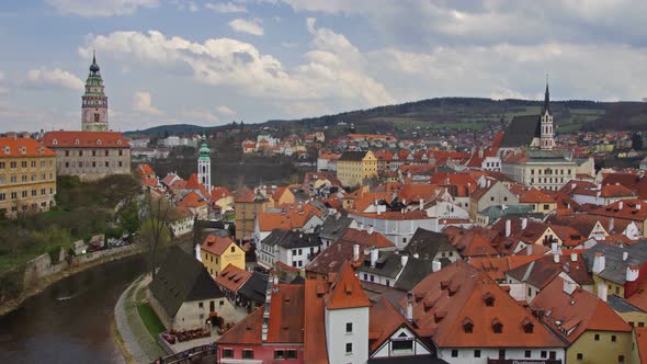 Krumlov Town In Czech Republic