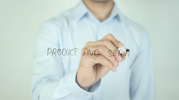 Product and Service�, Writing On Screen alt