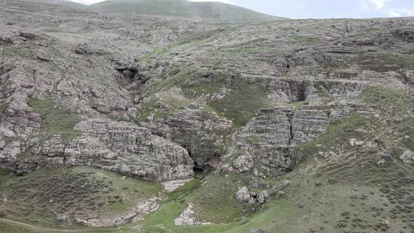 mountains rocks aerial summit alt