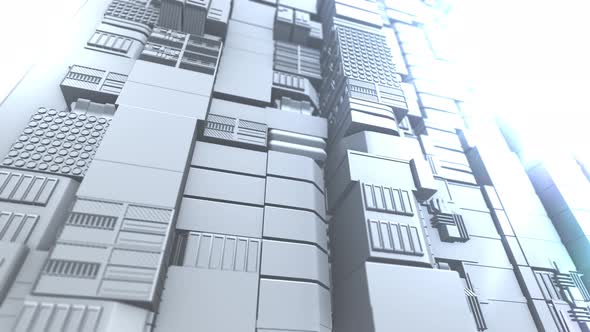 Sci Fi Buildings 4k alt