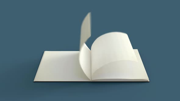 Book flip opening