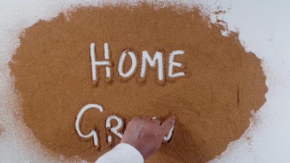 Hand Writes On Soil  Home Grown