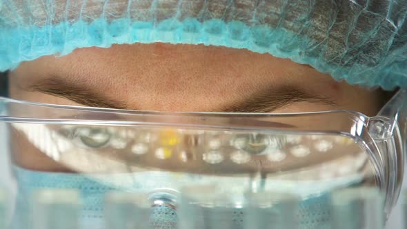 Researcher Taking Test Tube With Soil Sample, Checking Fertility, Environment alt