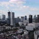 Aerial view, zoom in La Defense skyline - VideoHive Item for Sale