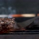 roast the meat for the Burger flip on the grill - VideoHive Item for Sale