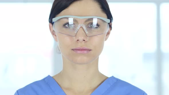 Doctor in Protective Glasses alt