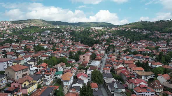Aerial View Sarajevo alt