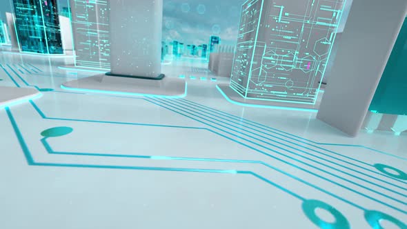 Coronavirus Update with Medical Digital Technology Concept alt