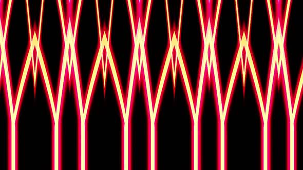 Abstract moving graphic background. For show, colorful animated bright Ornaments. smooth stem alt