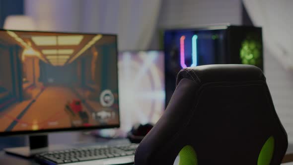 Professsional Gaming Room with Nobody in alt