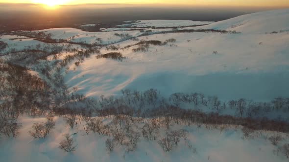 Snow Filed Sunset alt