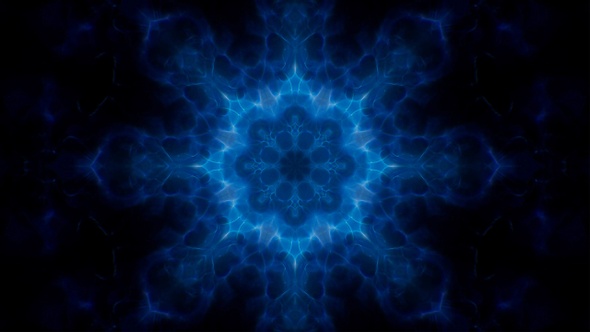 Dark Blue Energy Kaleidoscope Loop 4K 03 alt