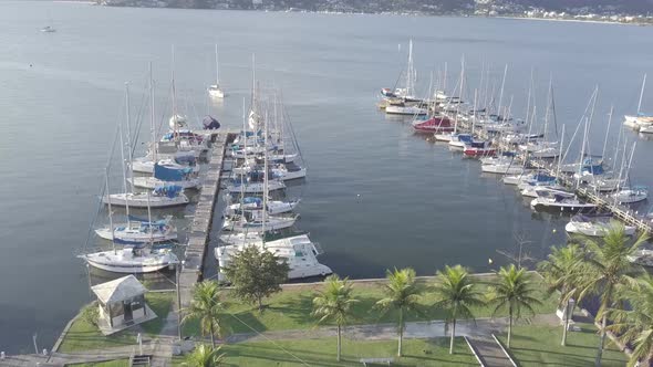 Boat Marina at Sea