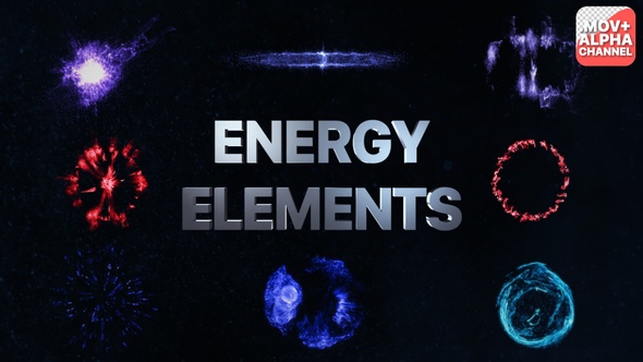 VFX Energy Elements And Explosions | Motion Graphics