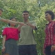 Positive Diverse Multiethnic Young People Stacking Hands Outdoors - VideoHive Item for Sale