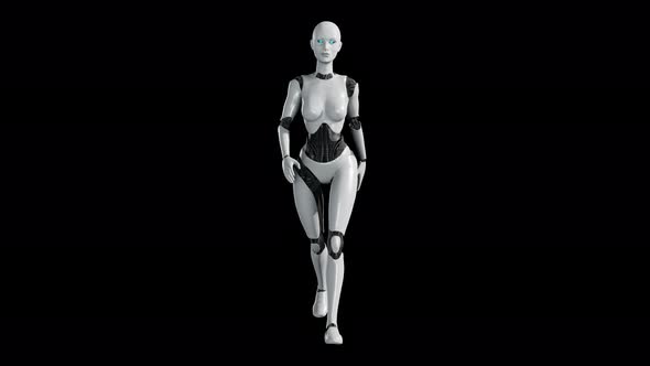 Android Female Walking