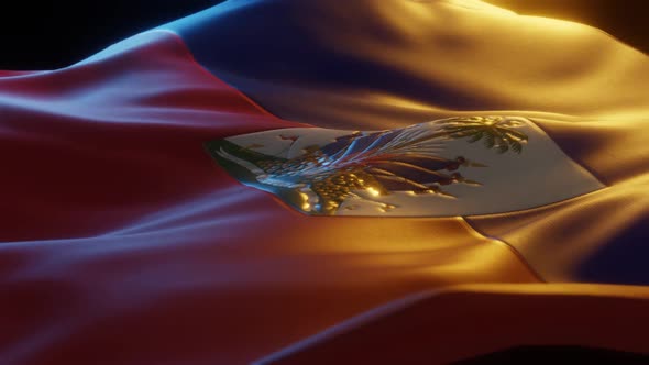 Haiti - Stylized Flag alt