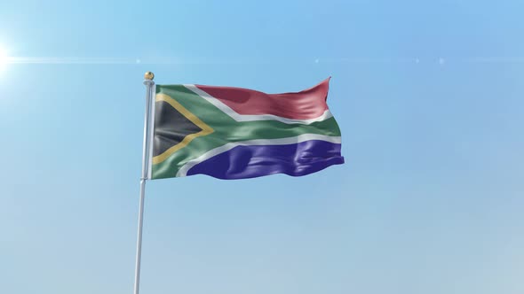 South Africa Flag  alt