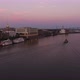 A Tugboat on Savannah River with City and Bridge - VideoHive Item for Sale