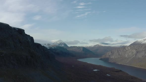 Aerial Of Mountain Landscape alt