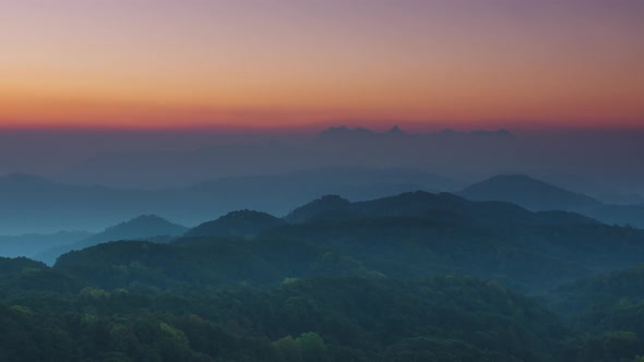 Beautiful landscape at Doi Kham Fah Viewpoint. alt
