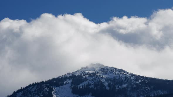 Clouds Over The Mountain Top
