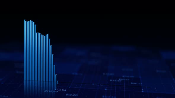 Financial Chart Shows the Fall on Markets alt