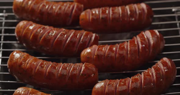 Grilled Sausages. Barbecue