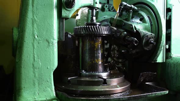 Metal Working Device at Production Plant Video