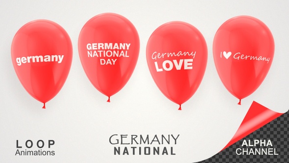 Germany National Day Celebration Balloons