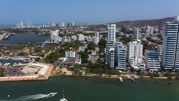 Yacht Club in a Beautiful Bay in Cartagena, Colombia