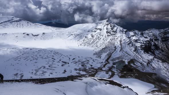 Tongariro dramatic clouds alt