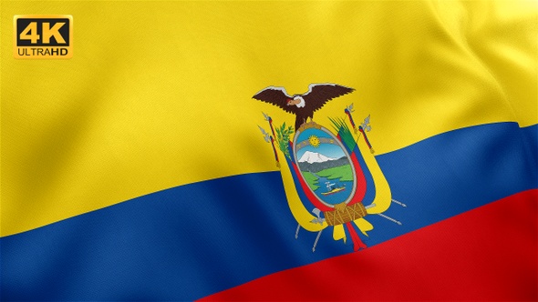 Ecuador Flag - 4K alt