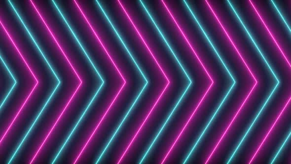 Cyan Pink Color Glowing Neon Line Moving Background Animation alt