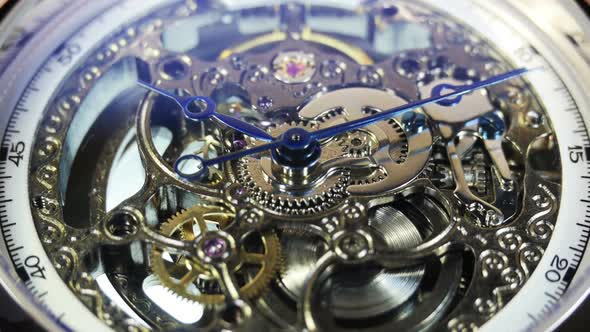 Mechanical Watch Close Up Quartz