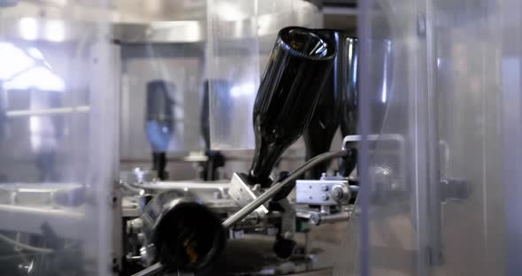 Conveyor with Wine Bottles alt