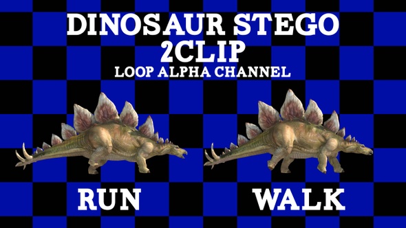 Dinosaur Stego 2 Clip