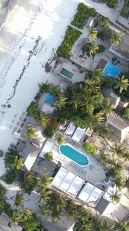Beach on the Coast of Zanzibar Island Tanzania alt