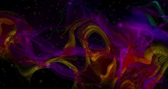 Abstract colorful animation .Multicolor liquid background.Beautiful digital painting movie