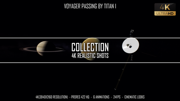 Voyager Passing By Titan I