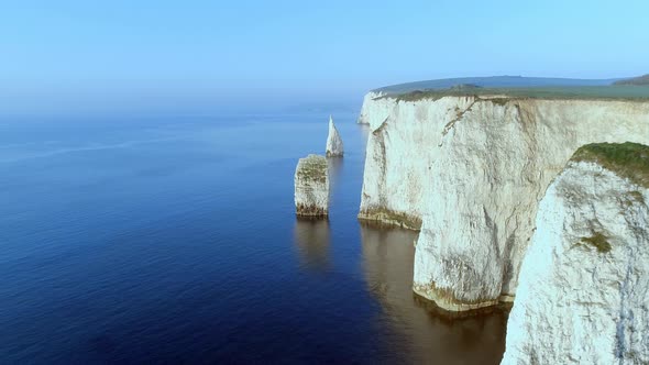 The Jurassic Coast, A Natural Coastal Feature of England from the Air alt
