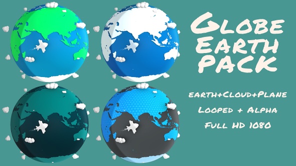 3D Cartoon Earth