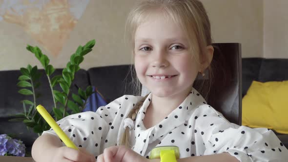 First Grader Smiling Portrait