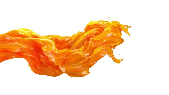 Orange Liquid Flow - juice - Alpha