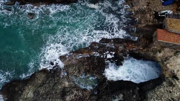 Flight Over Seashore at Mallorca