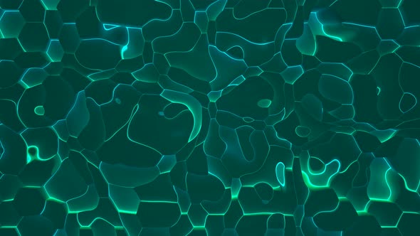 Cyan Neon Liquid Animated Background alt