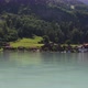 Beautiful View of the Lake on a Sunny Summer Day Brienz Lake with Clear Turquoise Water - VideoHive Item for Sale