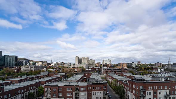 Montreal, Canada, Timelapse - The city of Montreal during the day